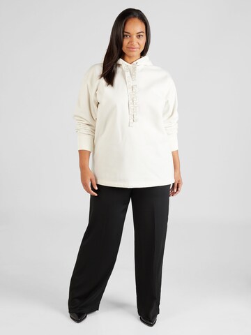 Calvin Klein Jeans Curve Sweatshirt in Cream