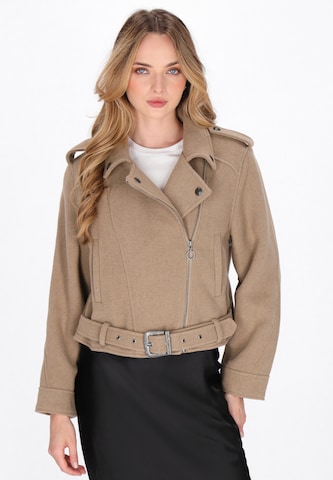 DreiMaster Vintage Between-season jacket in Brown: front