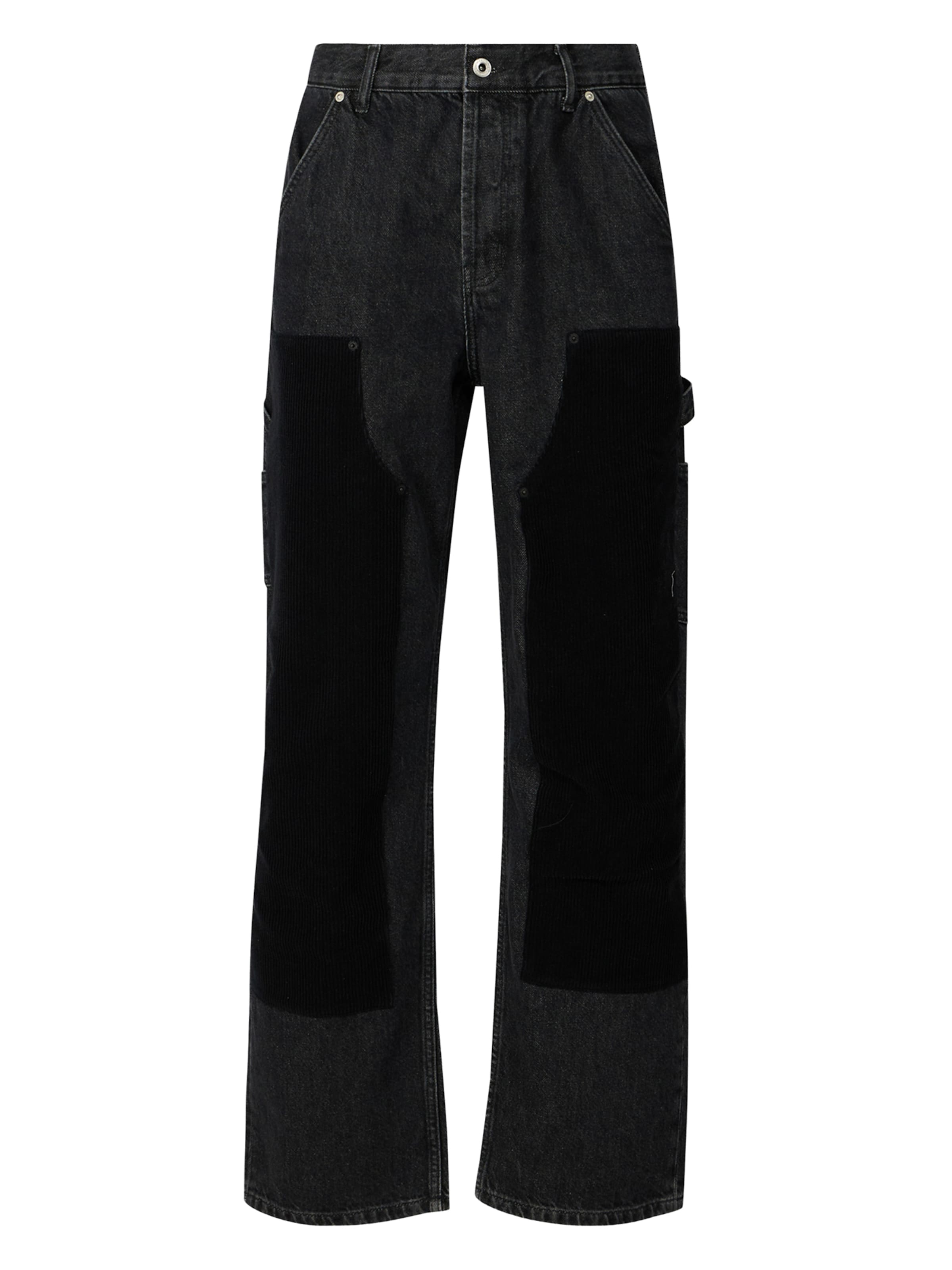 KARL LAGERFELD JEANS Loose fit Jeans in Black: front