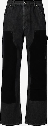 juoda KARL LAGERFELD JEANS Laisvas Džinsai: priekis