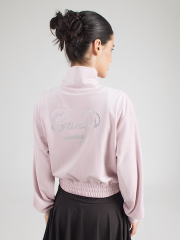 GUESS Sportpullover 'AMALIA' in Lila: Vorderseite