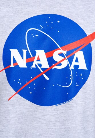 LOGOSHIRT Shirt 'NASA' in Grijs