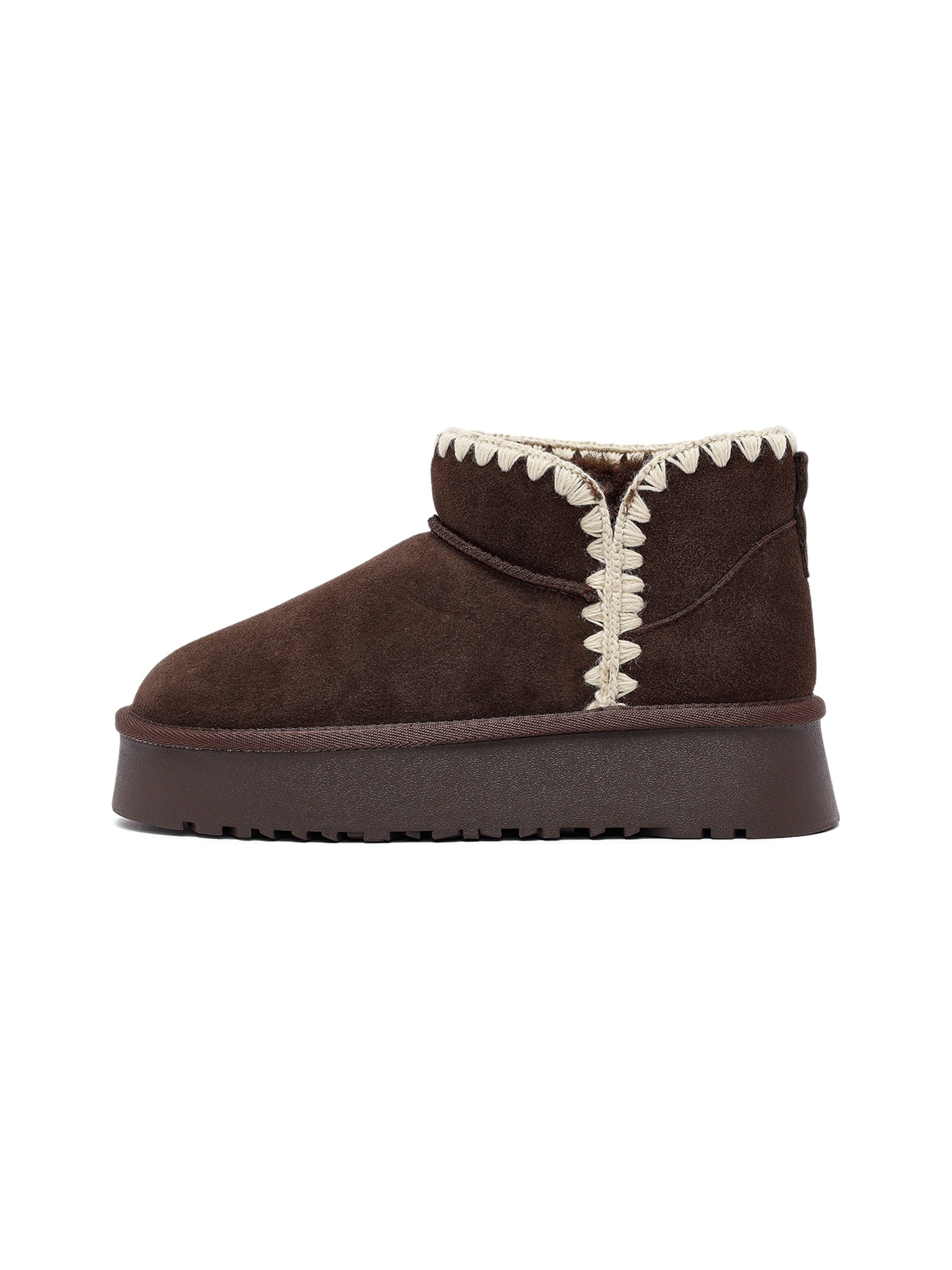 Derimod - Botas de tobillo en marrón: frente