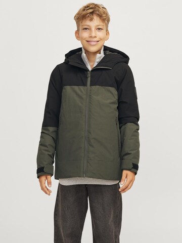 Jack & Jones Junior Vinterjakke i grøn: forside