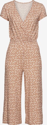 LAURA SCOTT Jumpsuit in Beige: predná strana