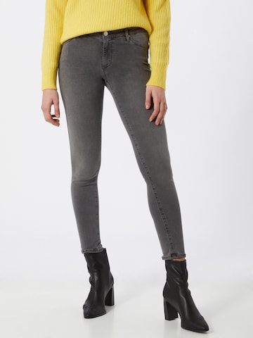 Skinny Jean 'Legging Ankle' AG Jeans en gris : devant