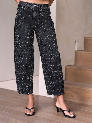 Barrel Jean 'N. Premium' Next en noir : devant