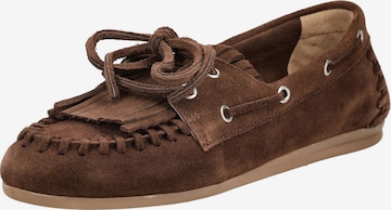 PAVEMENT Classic Flats in Brown: front