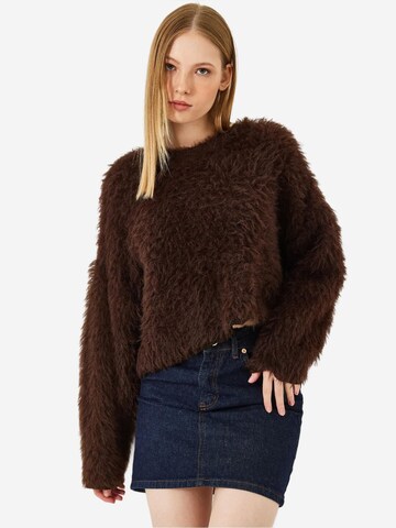 Bianco LucciPulover 'Pullover' - smeđa boja