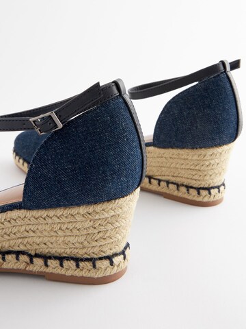 Next Strap Sandals in Blue