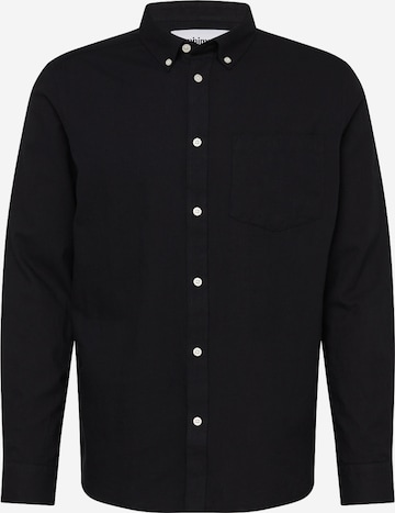 minimum Regular fit Overhemd 'Jay' in Zwart: voorkant