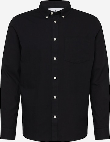 Chemise 'Jay' minimum en noir : devant