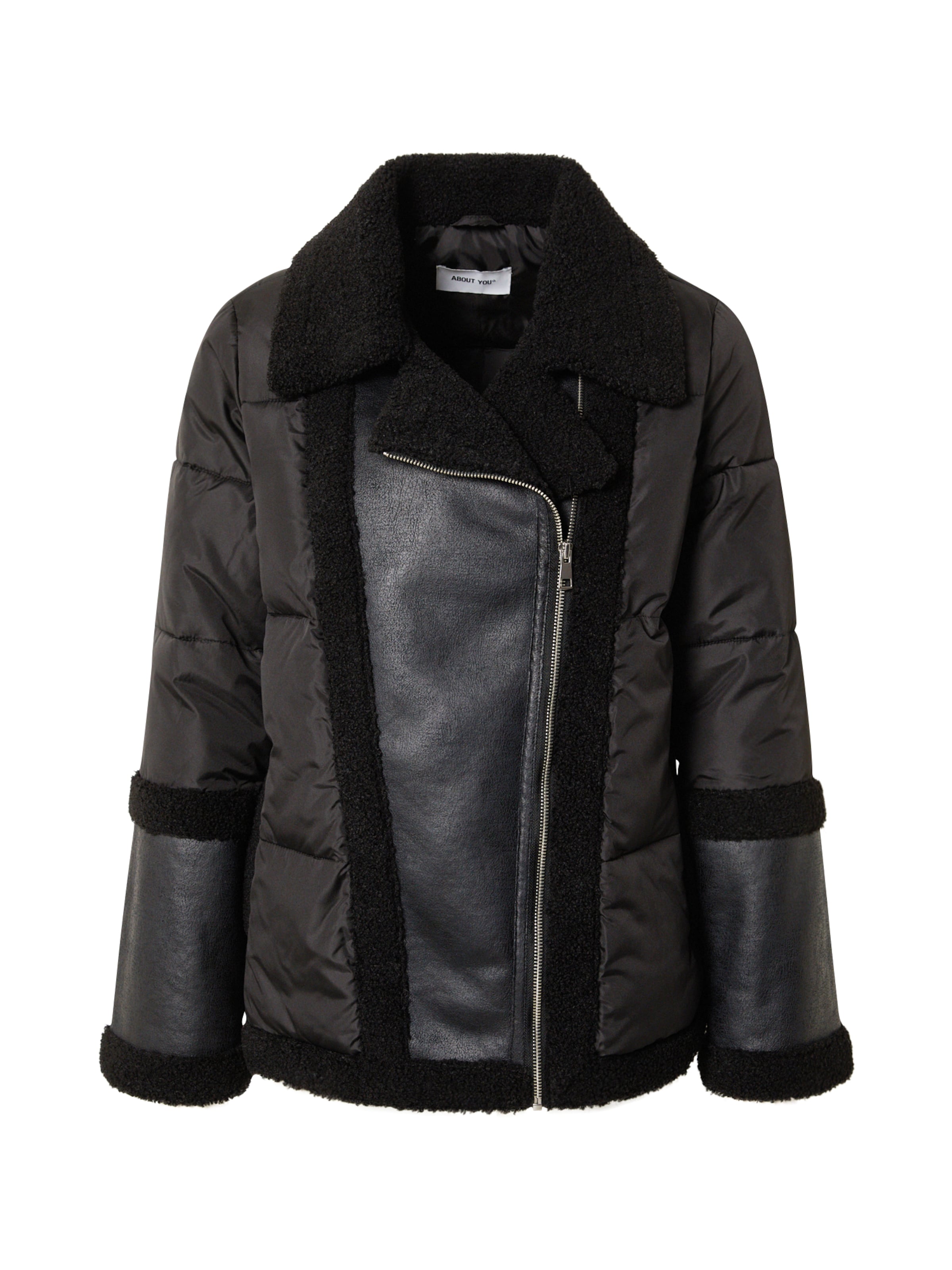 Veste mi-saison 'Elonie' ABOUT YOU en noir : devant