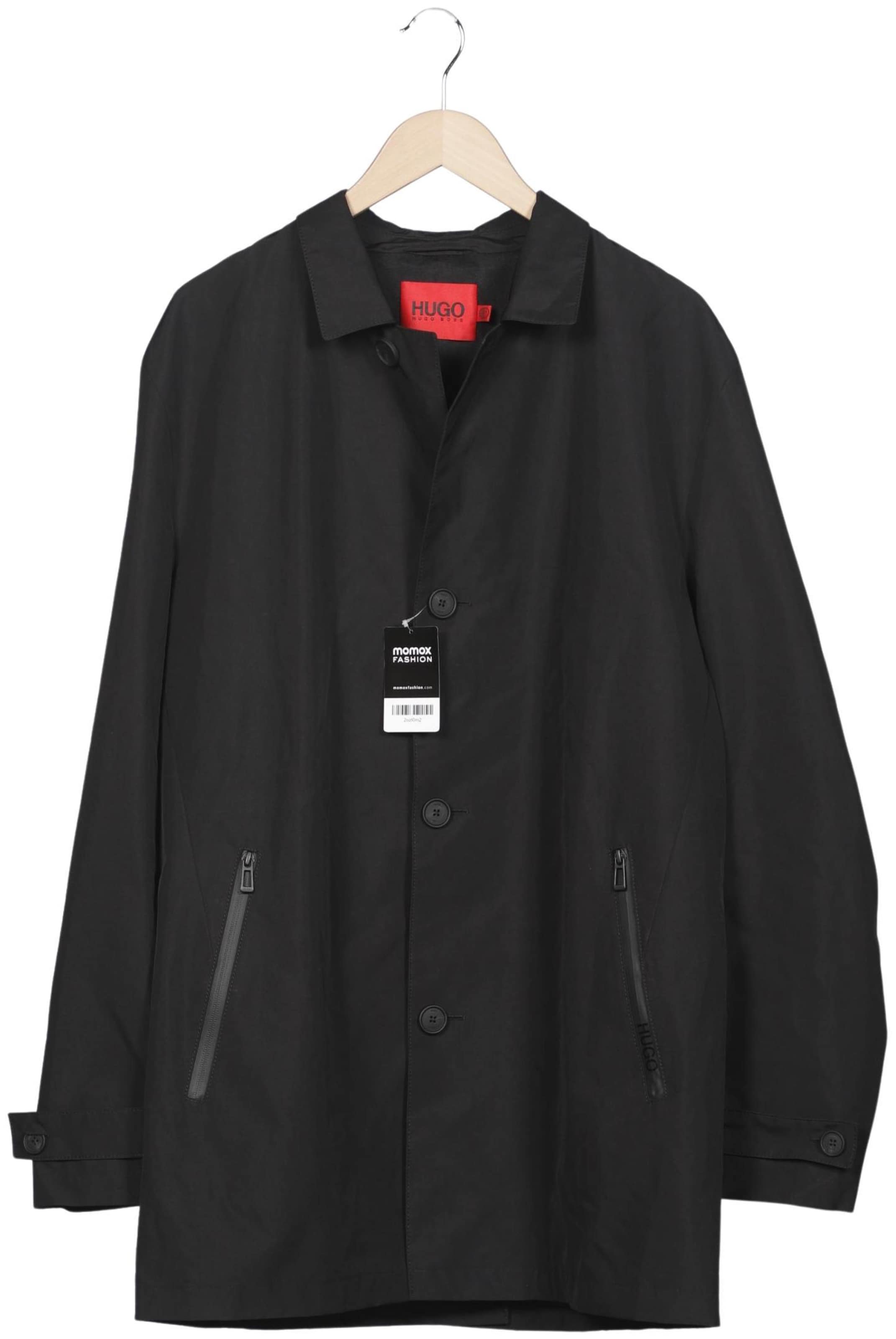 HUGO Jacket & Coat in 8XL in Black: front