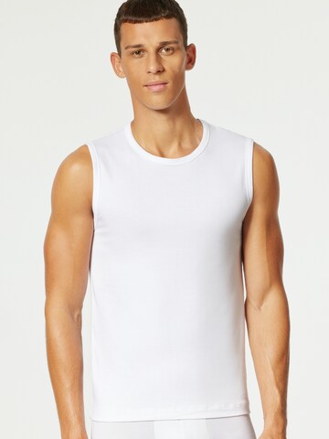 Maillot de corps uncover by SCHIESSER en blanc : devant