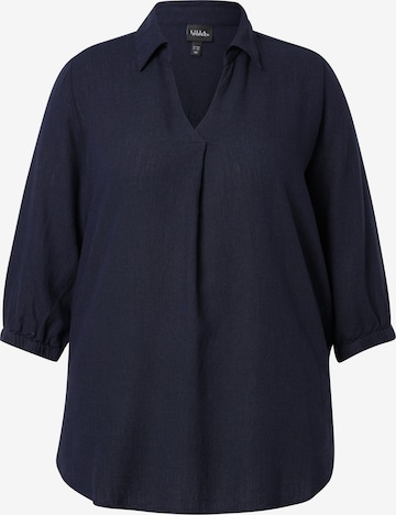 Ulla Popken Tunika in Blau: Vorderseite