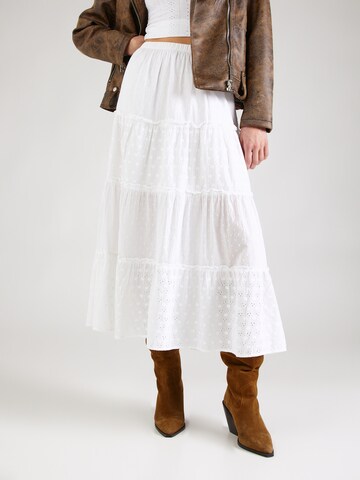 HOLLISTER Skirt in White: front