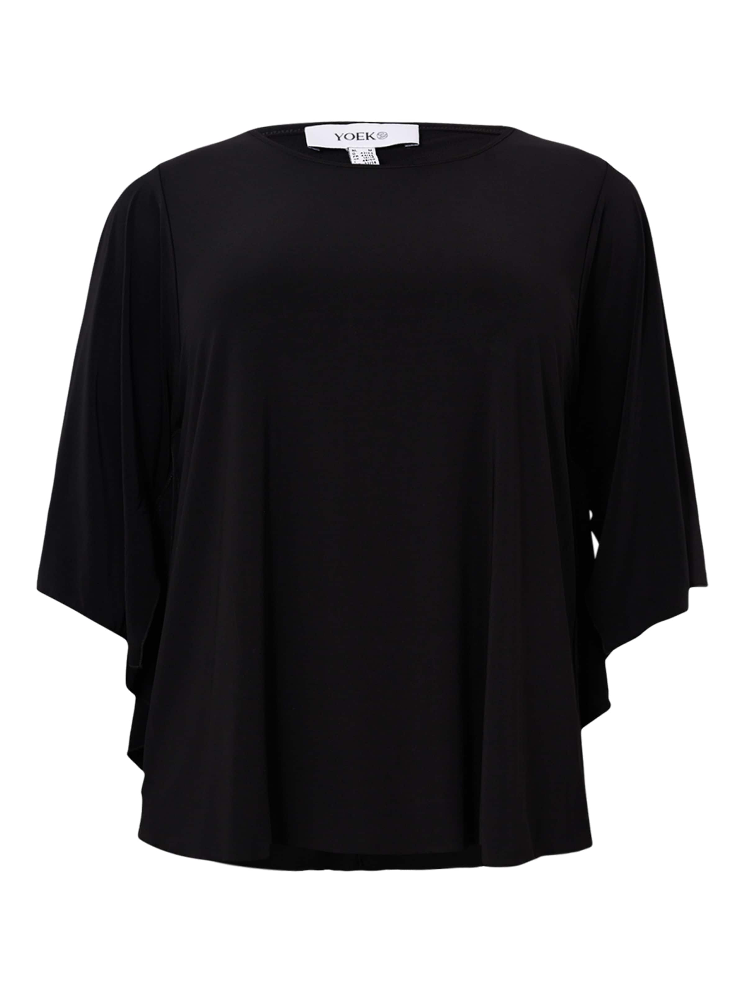 YOEK Tunic in Black: front