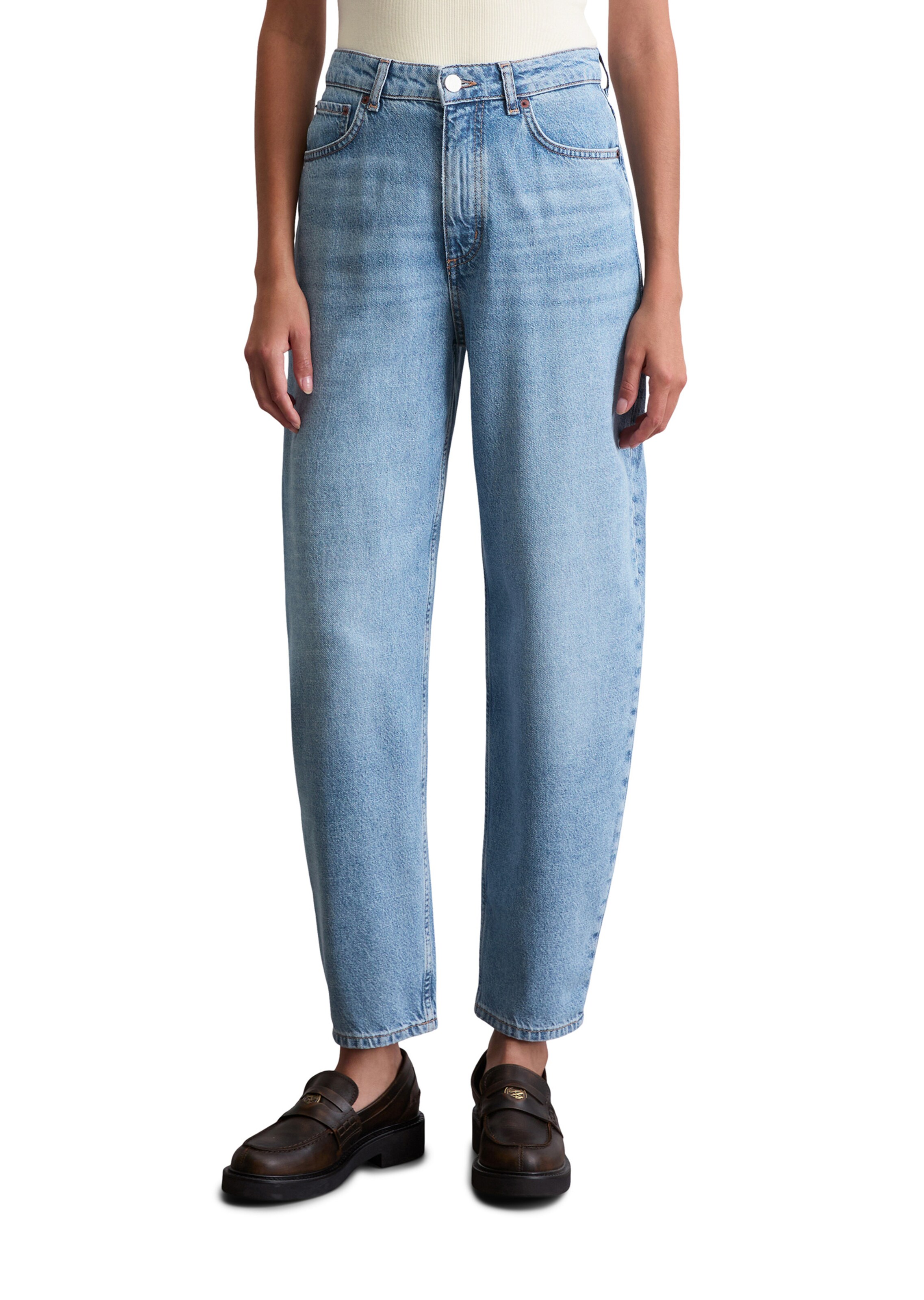 Marc O'Polo Regular Jeans in Blauw: voorkant