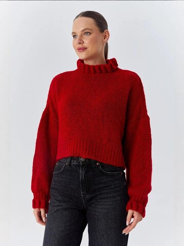 MixRay Sweater in Red