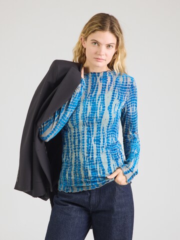 zils VILA ROUGE EDIT T-Krekls 'ROUMEENA': no priekšpuses