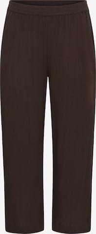 KAFFE CURVE Loosefit Nadrág 'KCDacina' - barna: elől