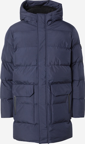 19V69 ITALIA Зимняя куртка 'Justin' в Синий: спереди