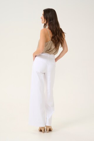 Loosefit Jean Cream en blanc