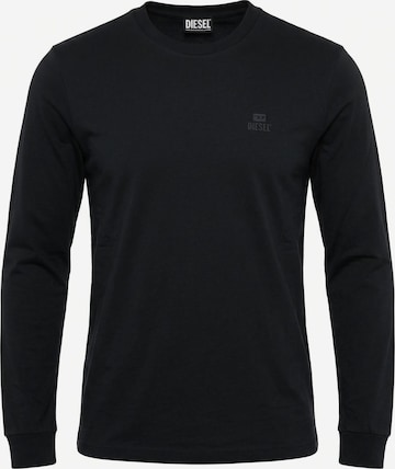 DIESEL Koszulka 'T-DIEGO-LONG-A-R-HD-NEW' w kolorze czarny: przód