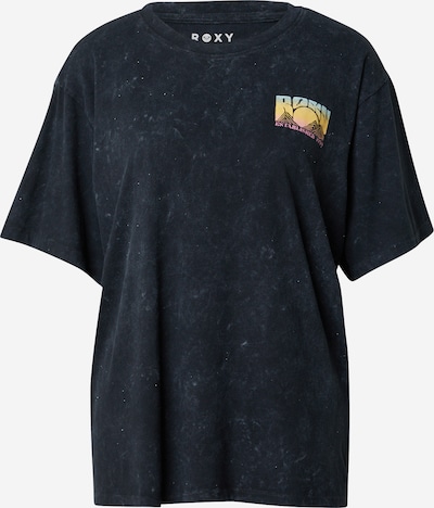 ROXY T-shirt 'SUNNY' en bleu clair / jaune / prune / noir, Vue avec produit