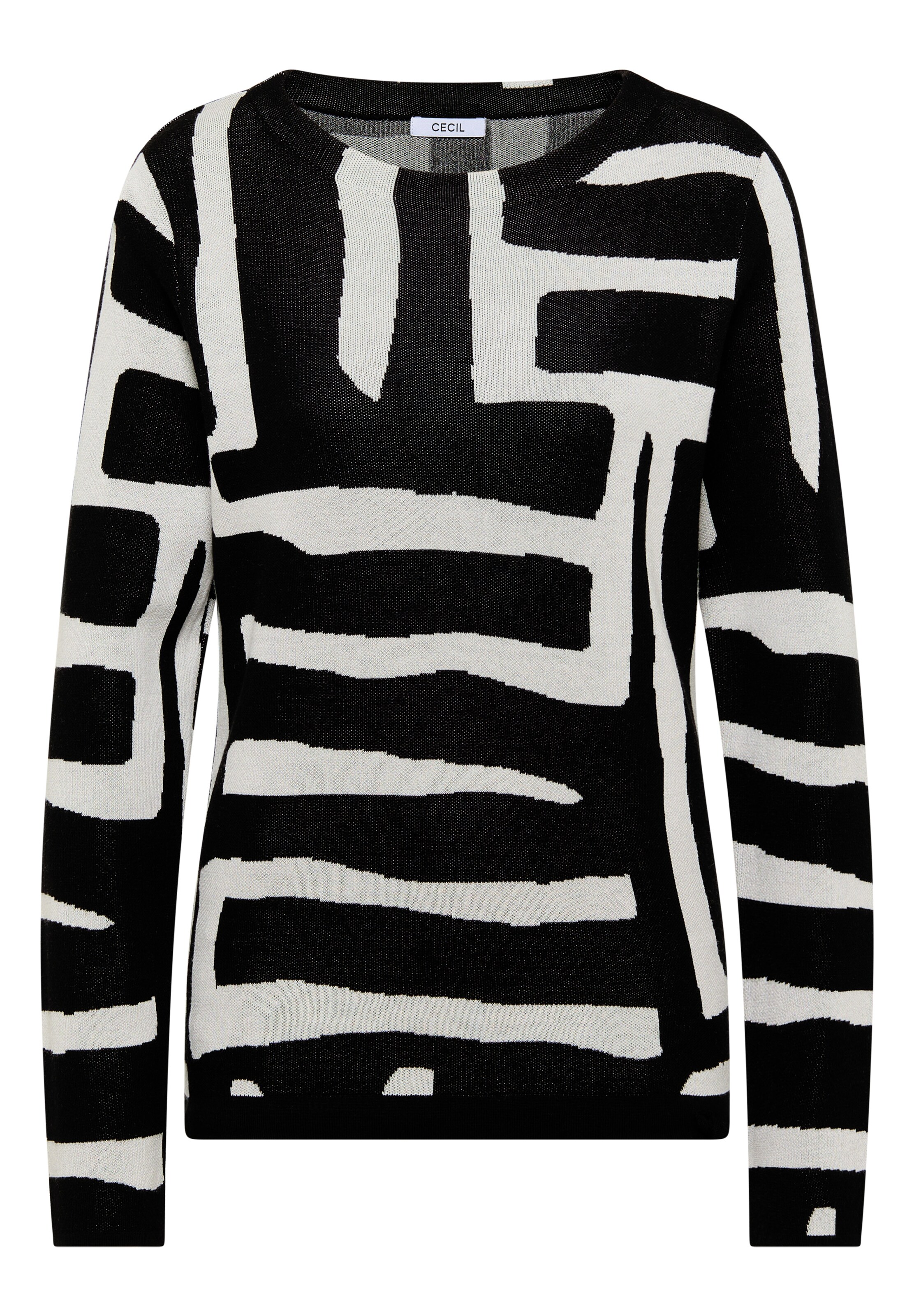 CECIL Sweater in Black: front