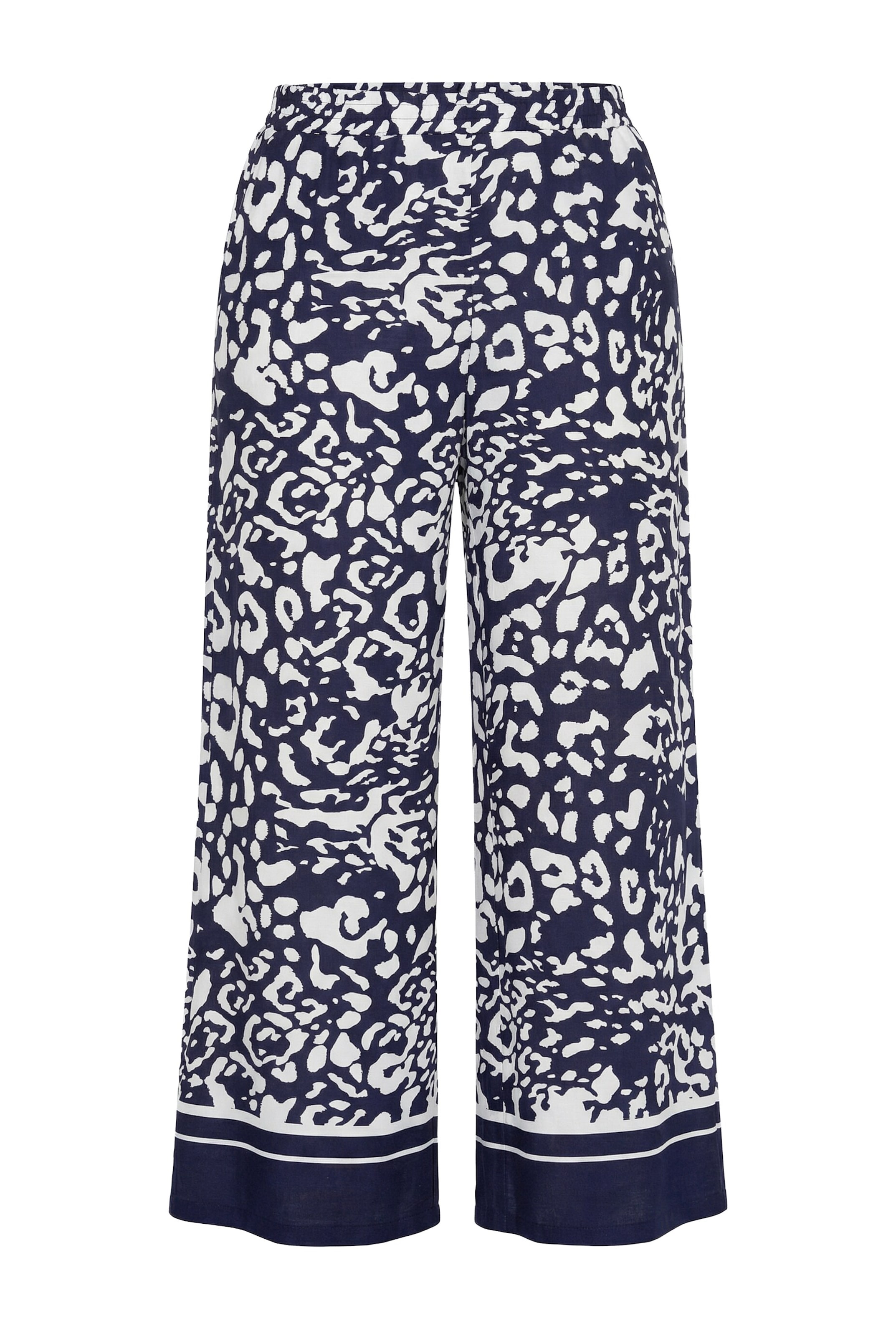 Ulla Popken Regular Hose in Schwarz: Vorderseite