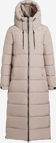 Manteau d’hiver 'DERIA4' khujo en beige : devant