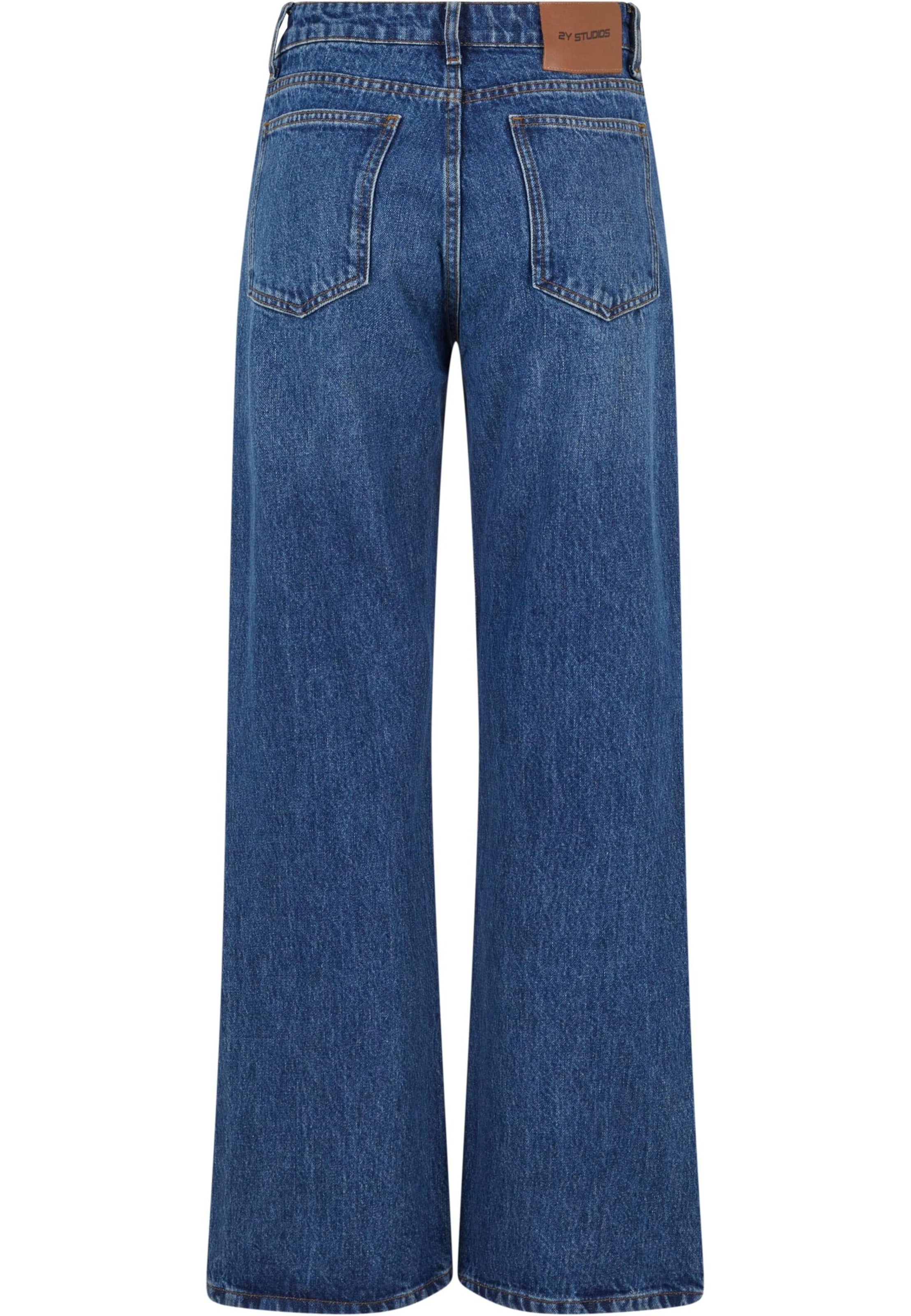 2Y Studios Wide leg Jeans 'Teya' in Blue