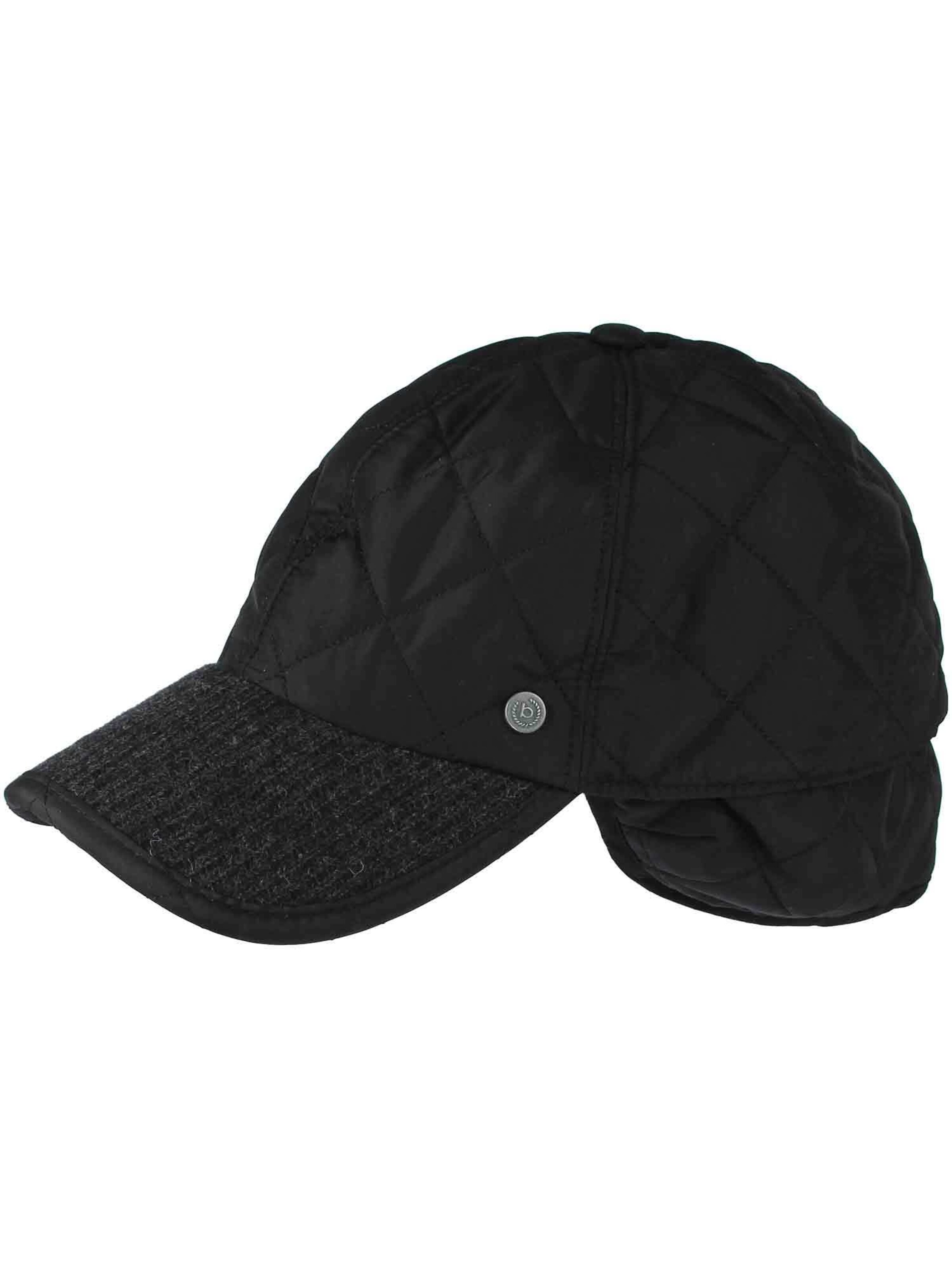 bugatti Cap in Schwarz: Vorderseite