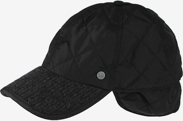 bugatti Cap in Schwarz: Vorderseite