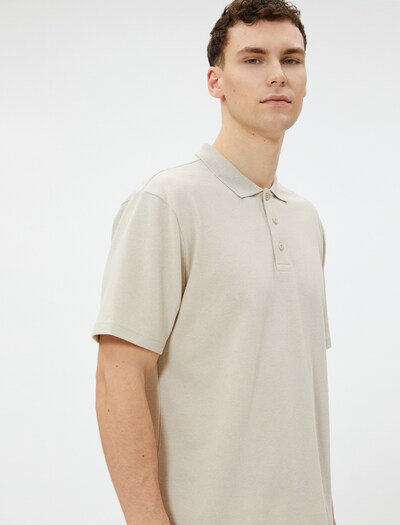 Koton Poloshirt in kitt, Produktansicht