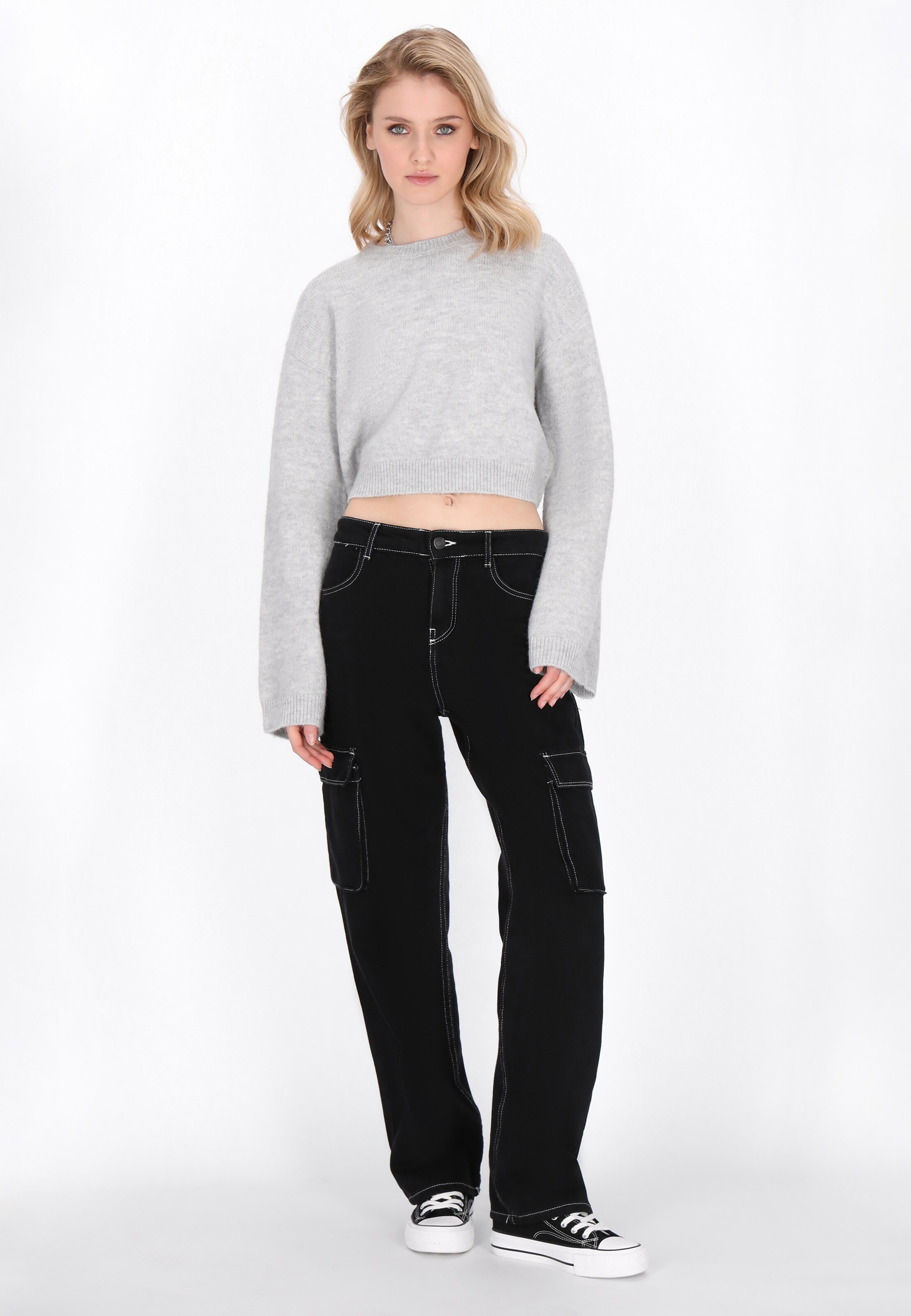 myMo ROCKS Pullover in Grau