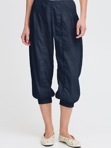 Effilé Pantalon ' PZJILL LINEN ' PULZ Jeans en bleu