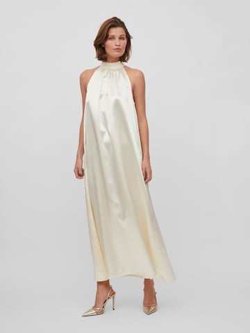 VILA Βραδινό φόρεμα 'SITTAS' σε λευκό