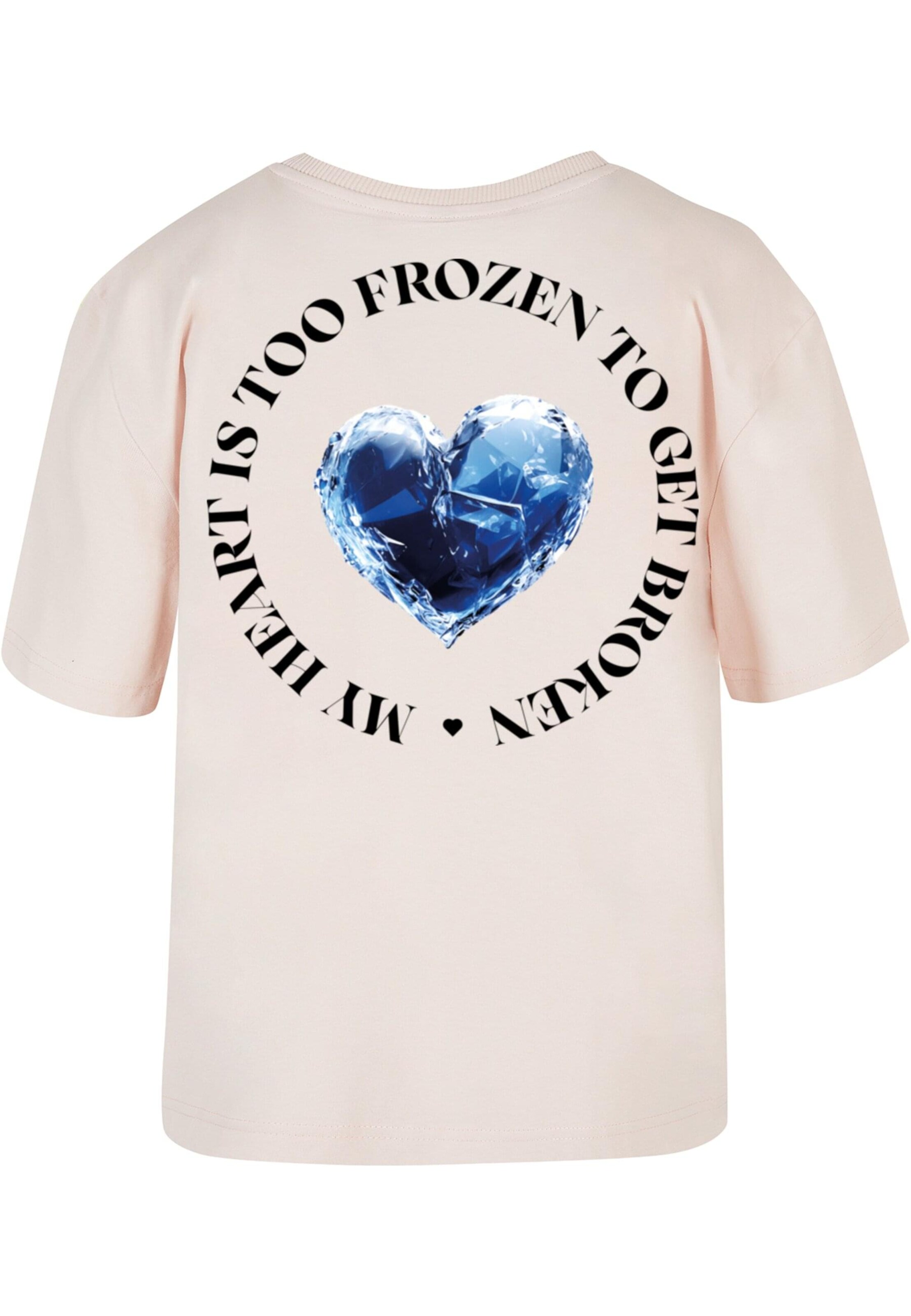 Miss Tee Tričko 'Too Frozen' – pink