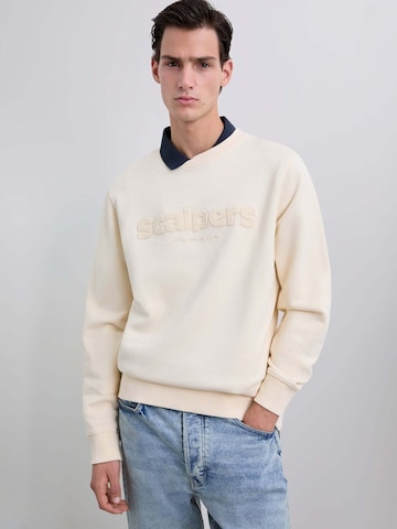 Scalpers Sweatshirt 'Terry' i beige: forside