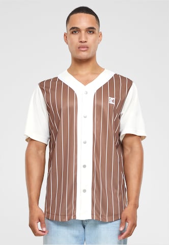 Regular fit Camicia di Karl Kani in marrone