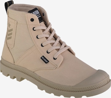 Palladium High-top trainers 'Pampa Hi Army' in Beige: front