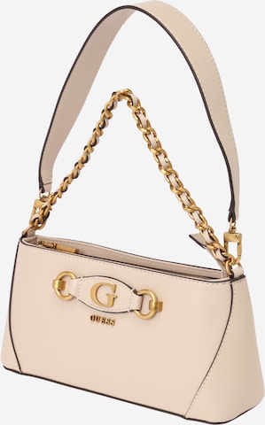 GUESS - Bolso de hombro 'IZZY' en beige: frente