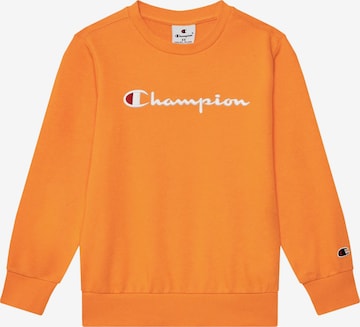 Champion Authentic Athletic Apparel Sweatshirt in Oranje: voorkant