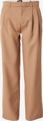 JACK & JONES Широкий Брюки-чинос 'JPSTBill JJDaytona' в Коричневый: спереди