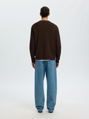 SELECTED Sweater in Brown
