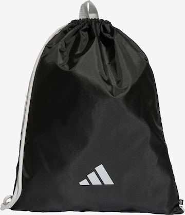 ADIDAS PERFORMANCE Athletic Gym Bag in Black: front