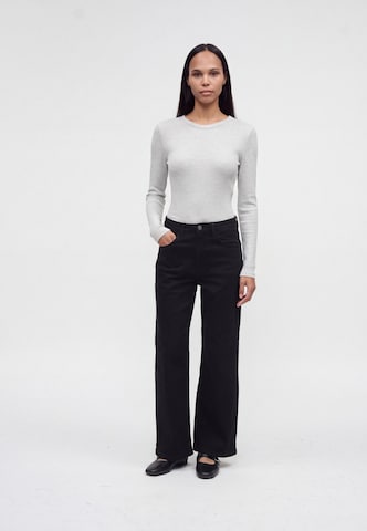 Vero Moda Petite Wide Leg Farkut 'VMTHEA' värissä musta